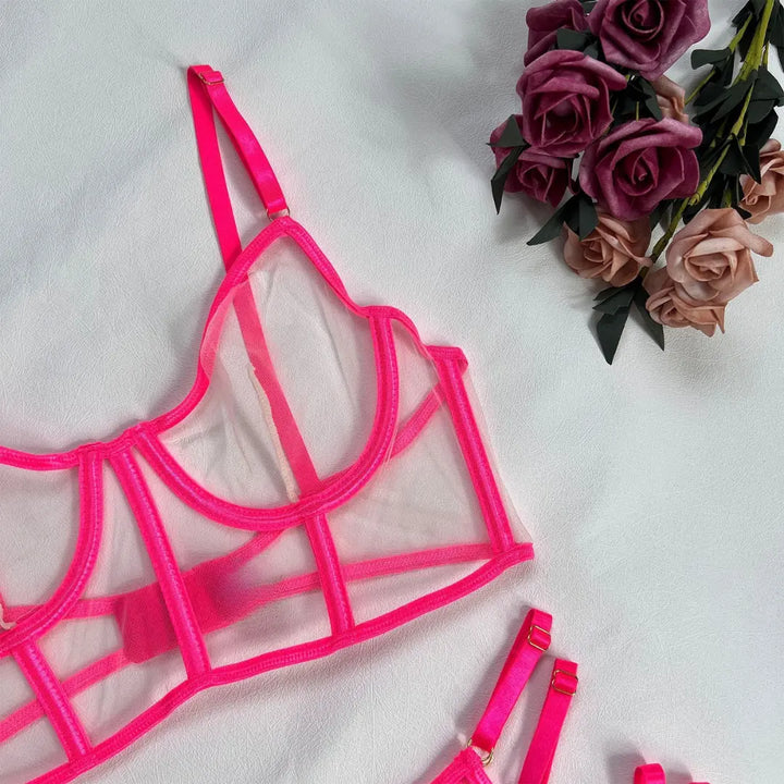 Francesca | Neon Lingerie Set