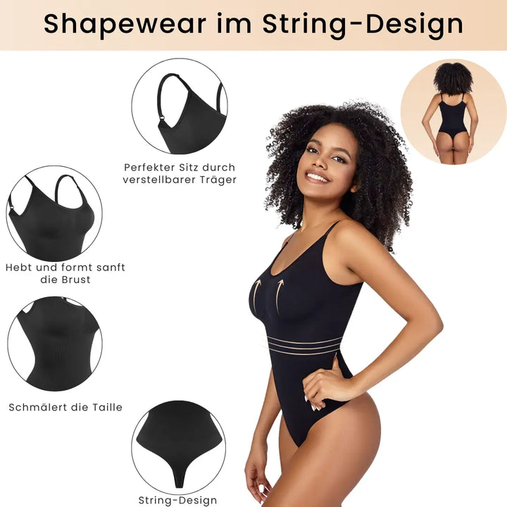 SECRET Shapewear - figure-shaping bodysuit in string design