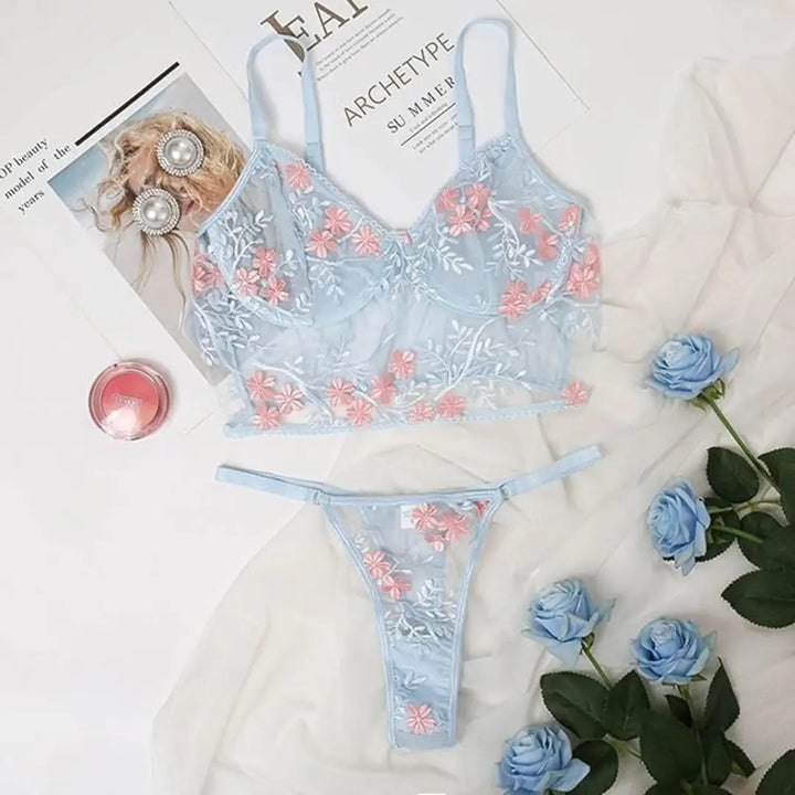 Lavinia | Florales Dessous-Set
